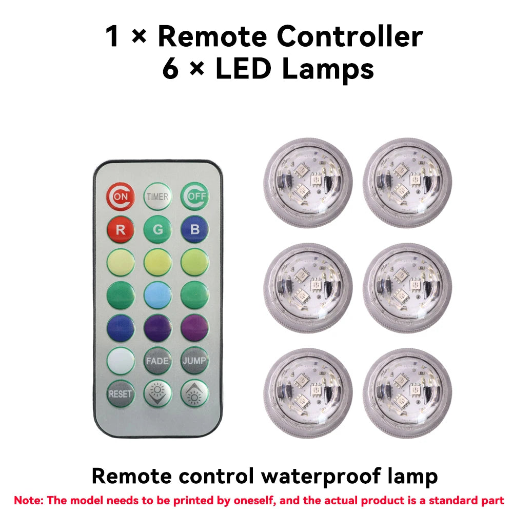 RGB LED Waterproof Atmosphere Lamp for Bambu Lab 3D Printers