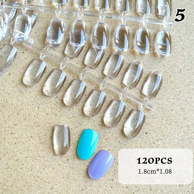 Acrylic Nail Color Card Display Tips – 70/80 Pcs Manicure