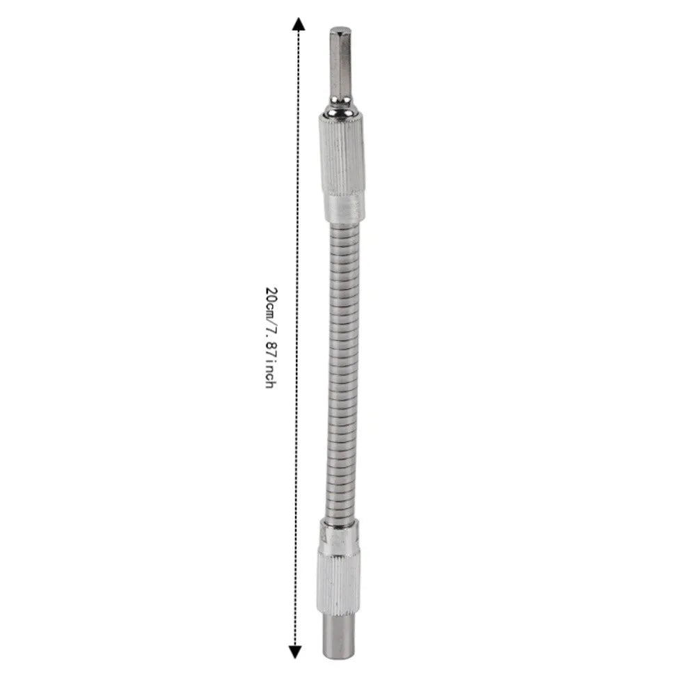 1/4" Hex Flexible Screwdriver Extension 200mm Magnetic Shaft