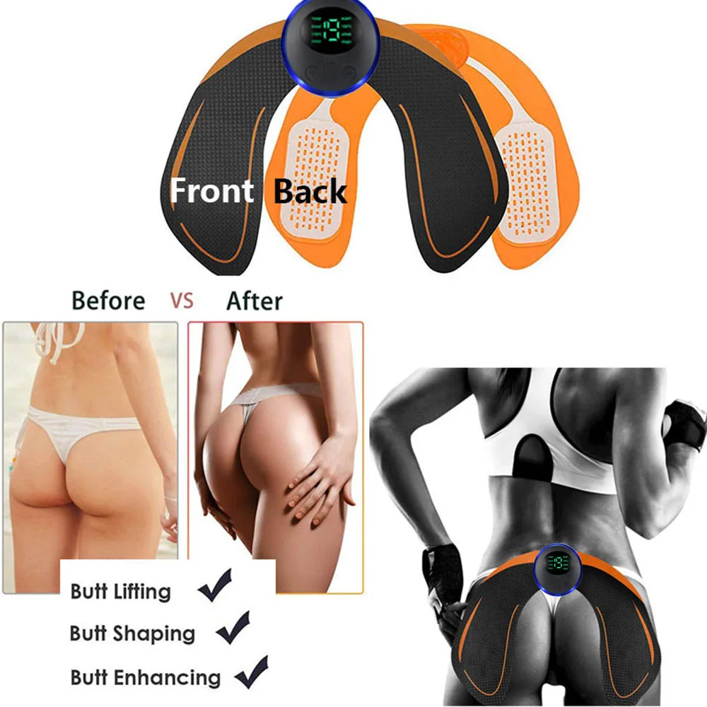 OREADEX EMS Hip Massager – 8 Modes, 19 Levels Body Toner