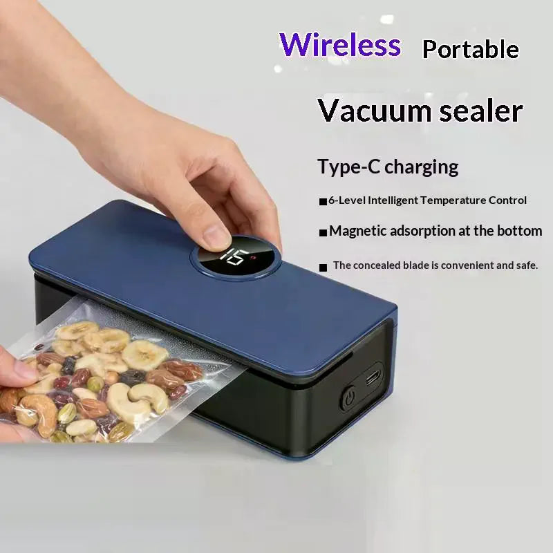 Mini Magnetic Bag Sealer – 6 Settings & Hidden Cutter | eelhoe