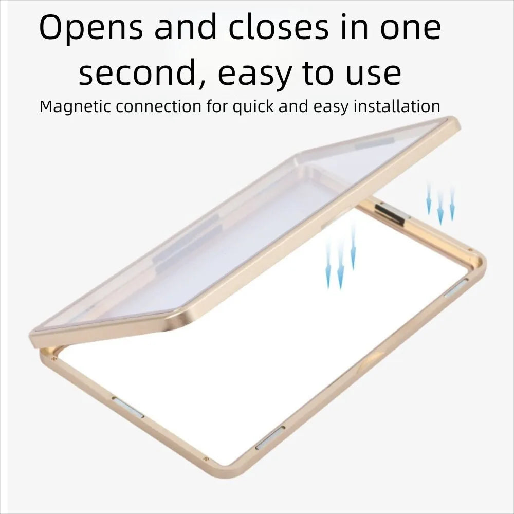 UV-Resistant Magnetic Metal Slab Case for Trading Cards 35PT