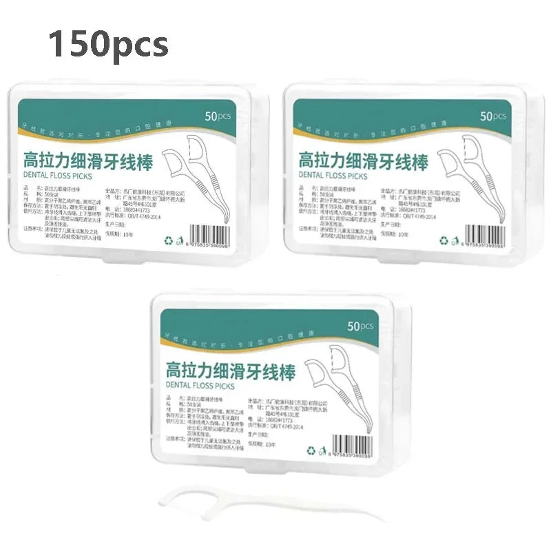 VIBE Dental Floss Picks High-Strength Disposable – 2/3/5 Boxes