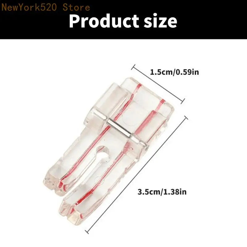 4-Pack Straight Stitch Presser Foot Set – Low Shank Sewing Machines