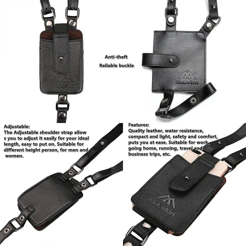 Underarm Shoulder Holster Wallet – Anti-Pickpocket PU Bag