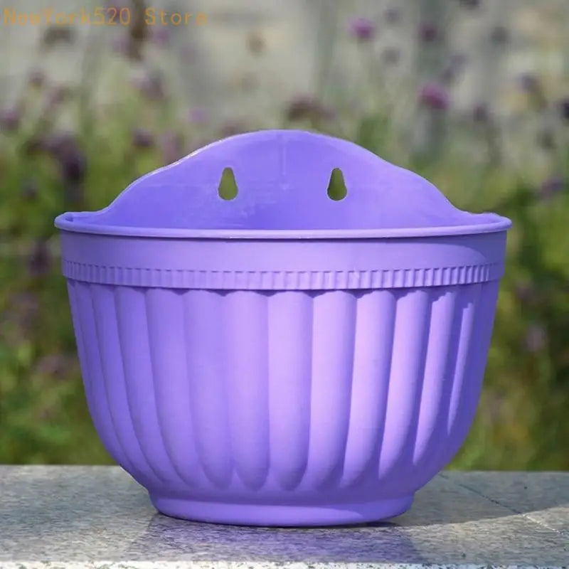2-Pack Wall Hanging Flower Pots with Drainage | Herb Planter