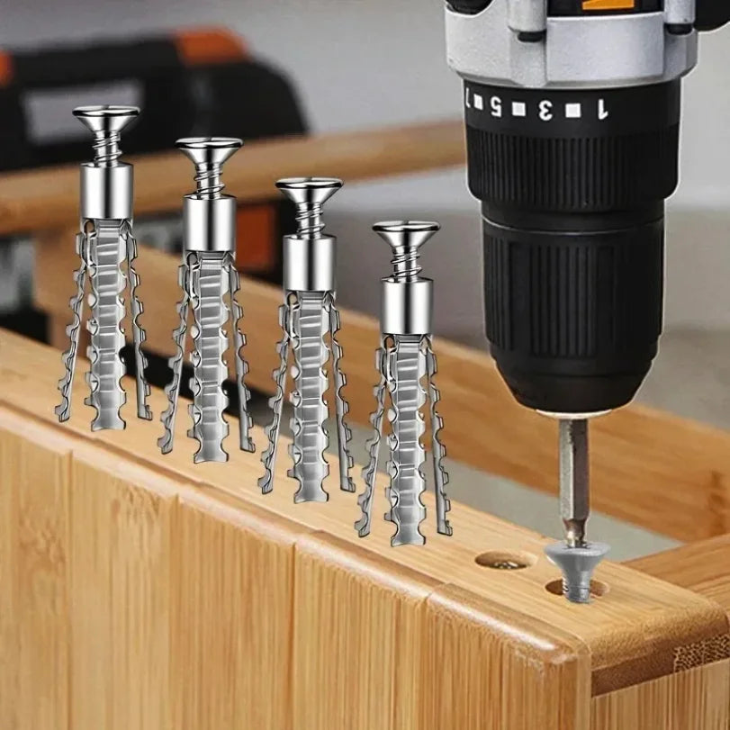 6/8mm Hollow Wall Metal Expansion Screws & Anchor Bolt Kit
