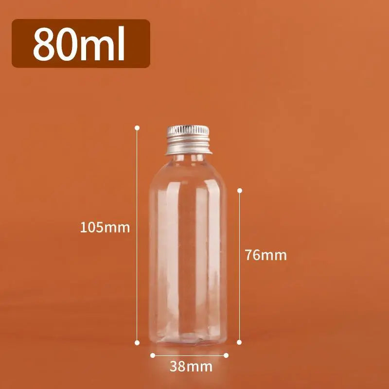 Refillable Travel Cosmetic Bottles | Plastic & Aluminum Cap