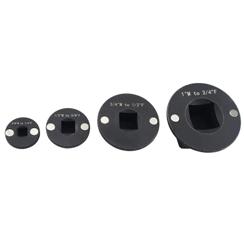 4-Pc Low Profile Impact Socket Adapter Set – All Drive Sizes