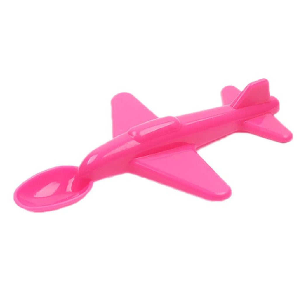 Airplane Baby Feeding Spoon – Safe Silicone Toddler Cutlery