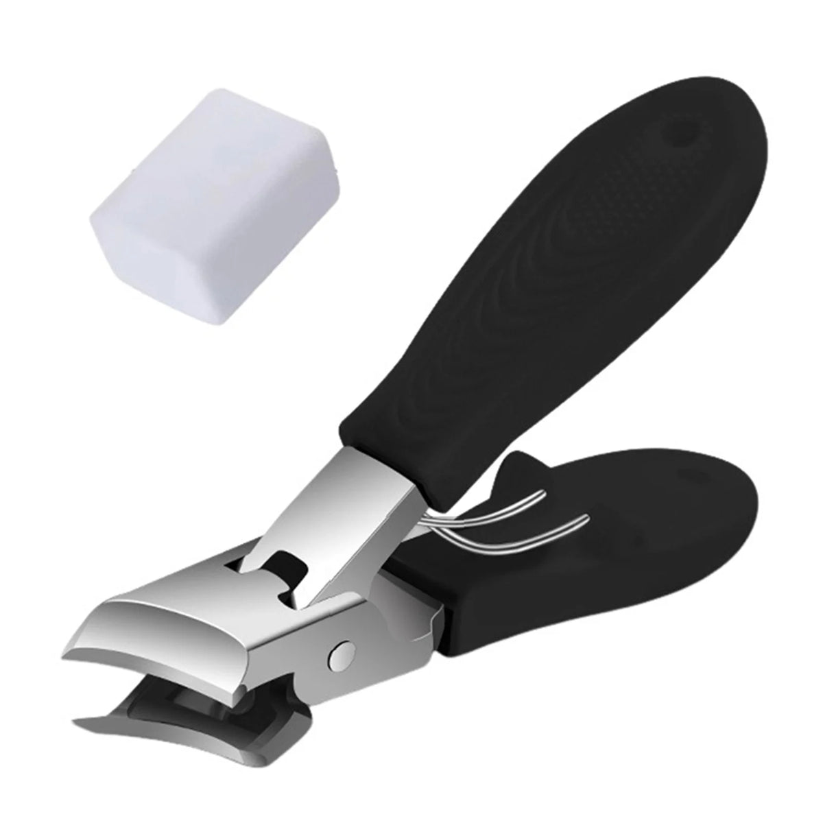 Wide-Jaw Nail Clippers – Sharp Stainless Steel, Splash-Proof