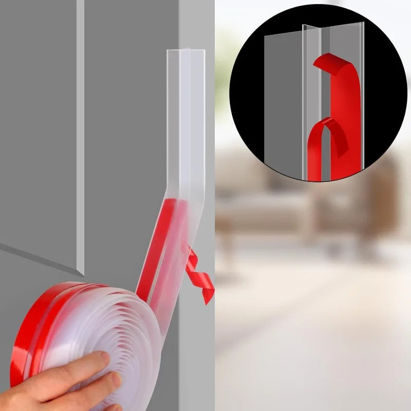 Silicone T-Shape Windproof Sealing Strip – Doors & Glass