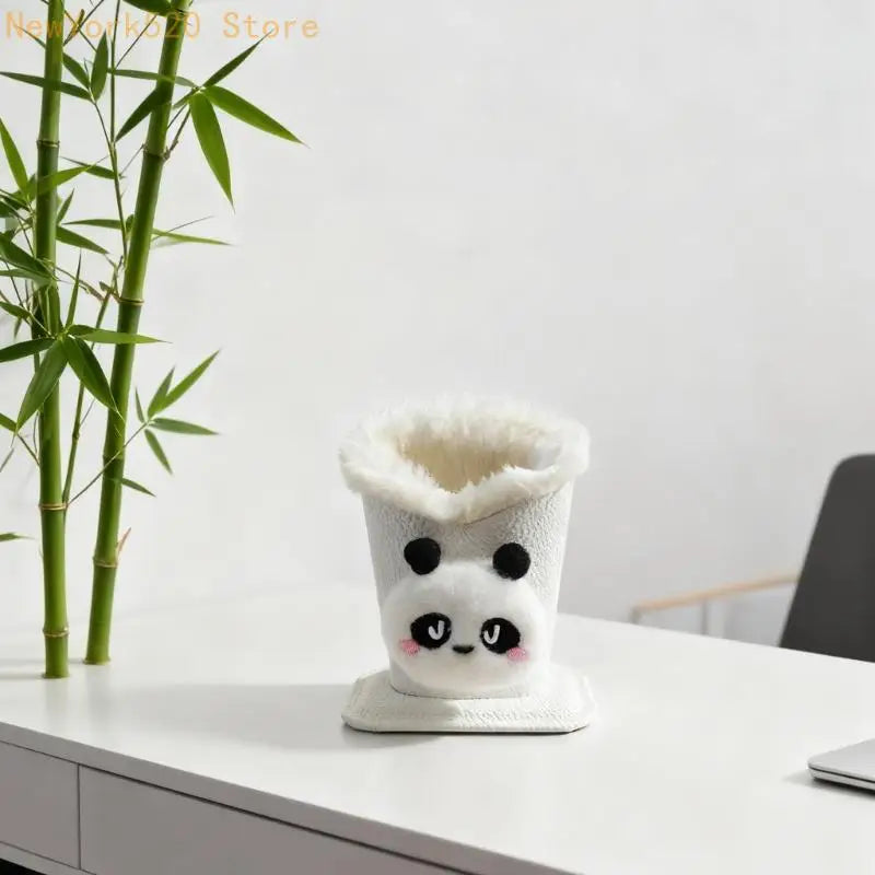 Cartoon Plush Eyeglasses Holder & Desk Organizer Stand