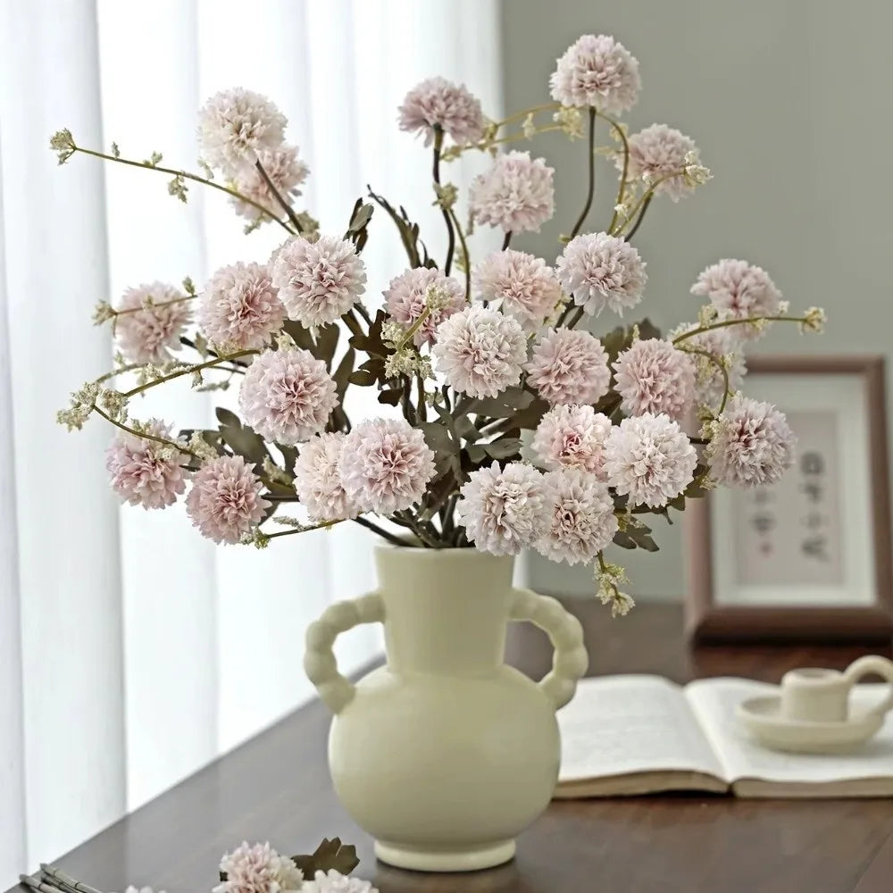 Silk Artificial Chrysanthemum Bouquet – Wedding & Home Décor