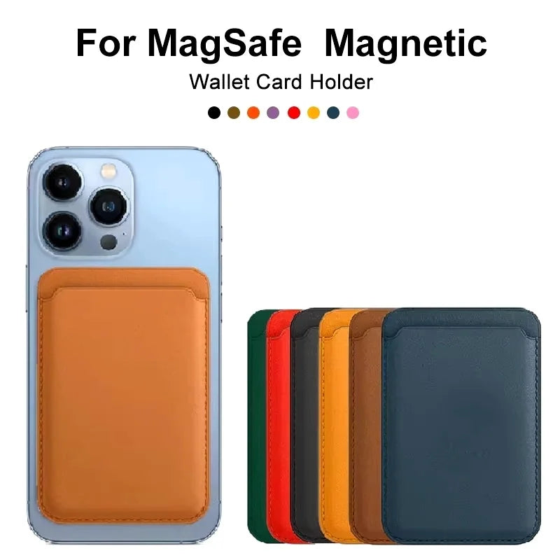 MagSafe Leather Wallet Case Card Holder – iPhone 12 to 17