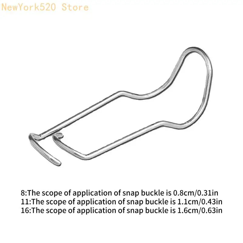 20Pcs Stainless Steel Garden Clamps for Greenhouse & Crop Support