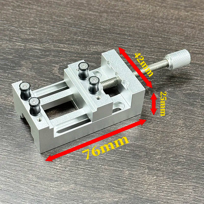 Mini Drill Press Vise Rubber Soft Jaws 0–47mm | VIBE