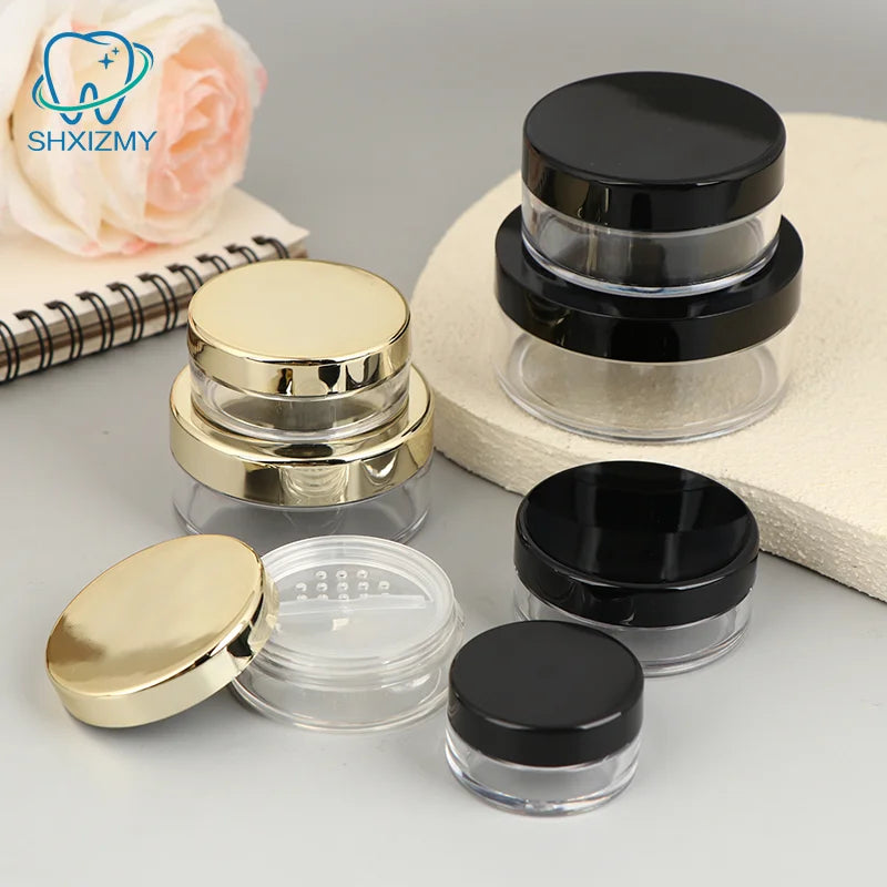 Empty Loose Powder Jar with Rotating Sifter 5/10/20/30g