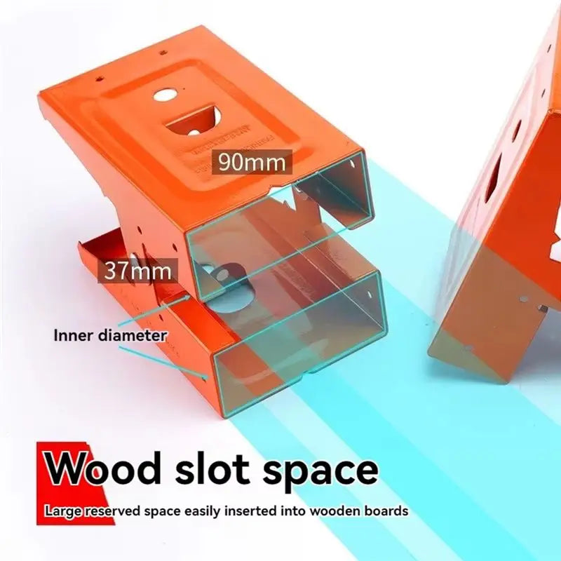 Steel Sawhorse Bracket Clips 4-Pack – Woodworking Support