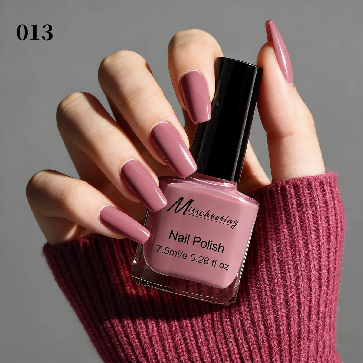 Misscheering 20 Colors Peel-Off Nail Polish – Glitter & Nude