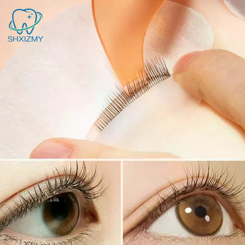5-Pack S-Shape Eyelash Perm Brushes & Lash Lifting Comb