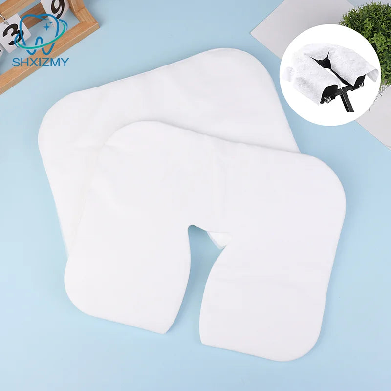 100/200Pcs Disposable Cotton Massage Headrest Face Pads