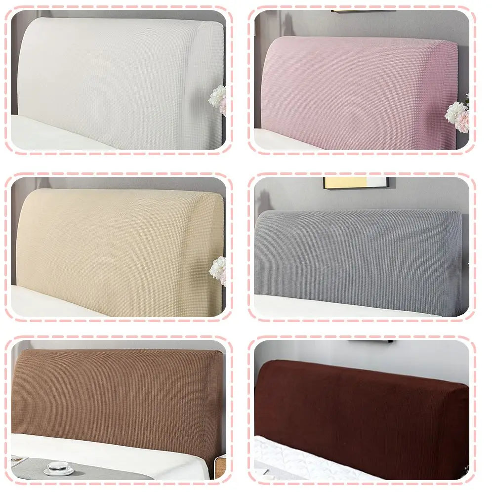 Thickened Bed Headboard Cover Dustproof Polyester Slipcover