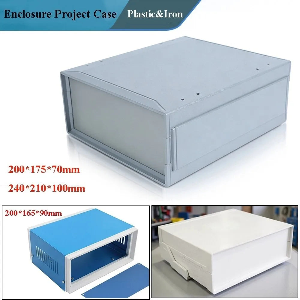 Grey DIY Junction Box – 3 Sizes Plastic & Iron Enclosure
