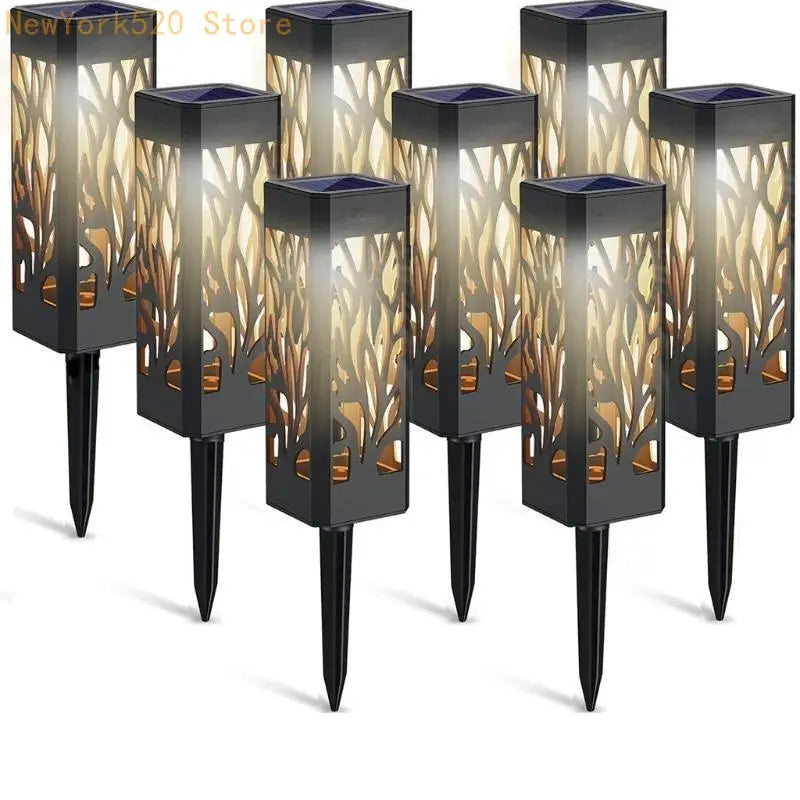 Solar Hollow LED Garden Stake Light – Waterproof Walkway Lamp