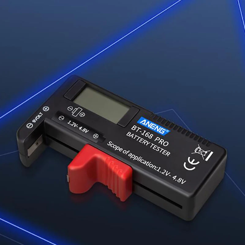 Digital Battery Voltage & Current Tester – AA AAA 9V