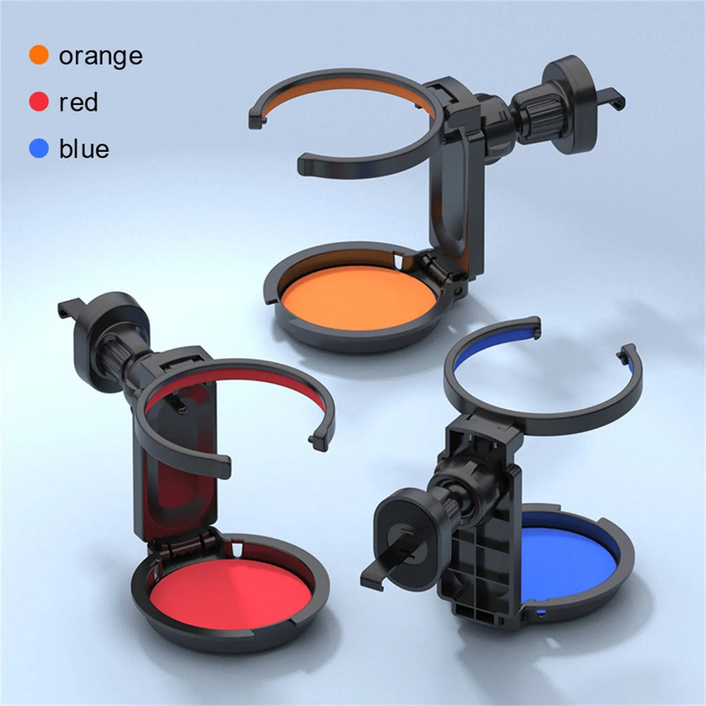 Collapsible Car Vent Cup Holder with Phone Mount | Universal