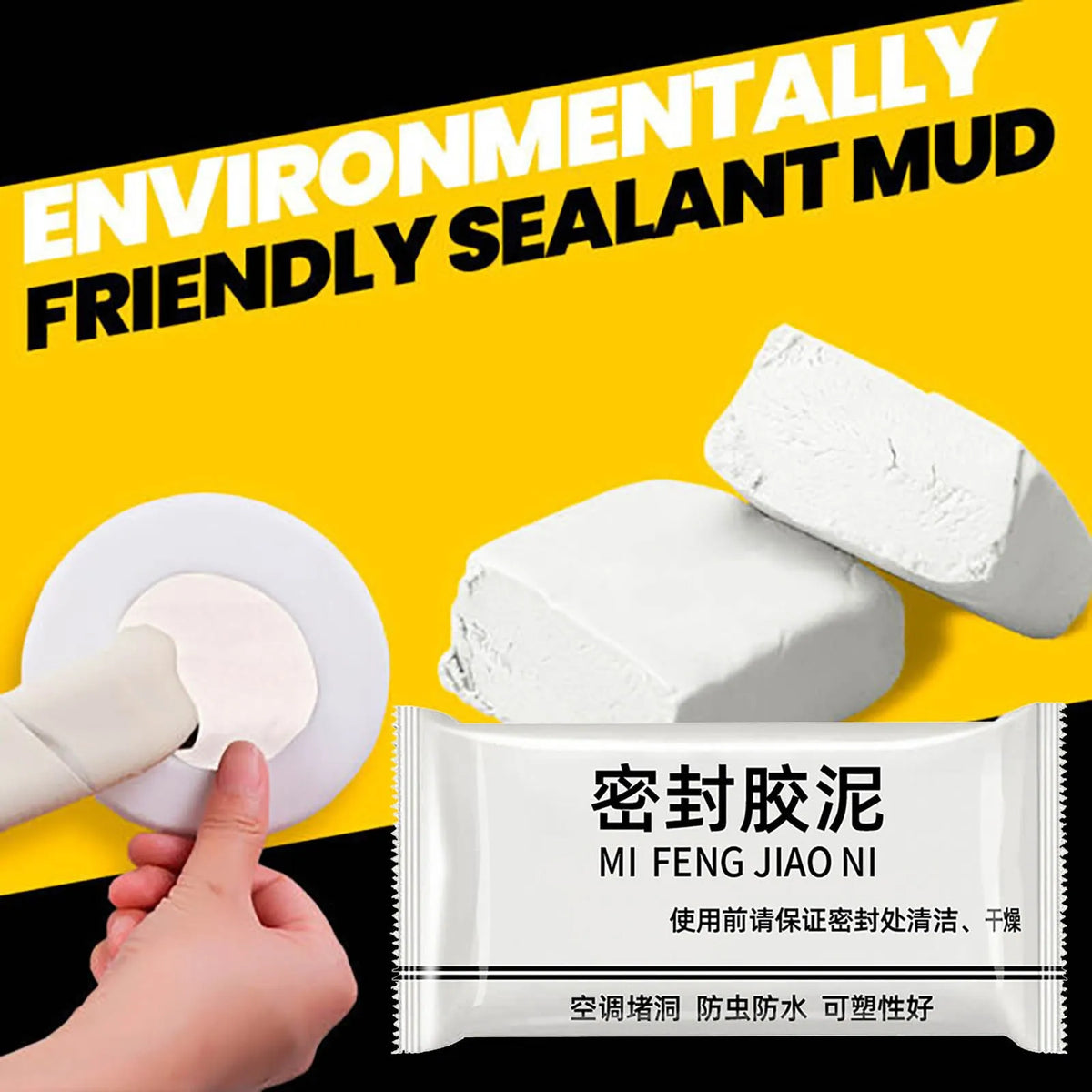 Waterproof Wall Hole Sealing Putty – Pipe & Tile Sealant
