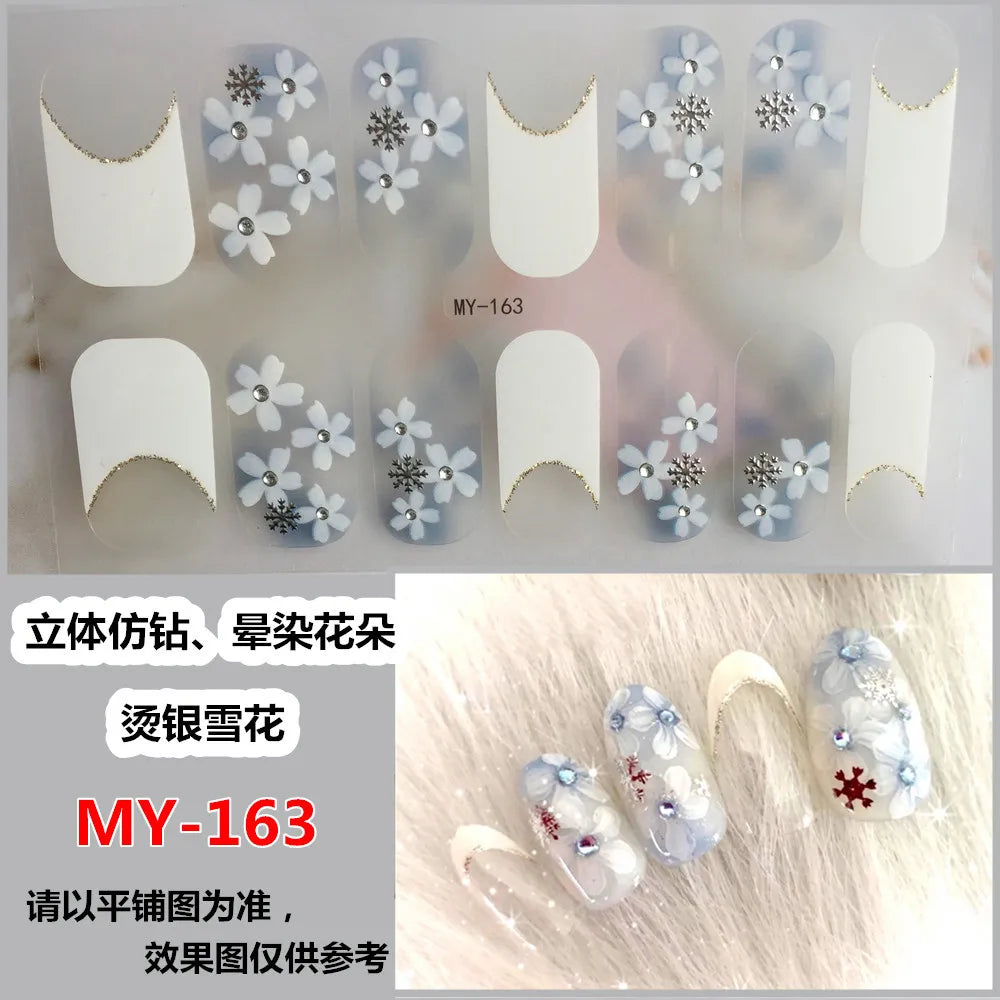 3D DIY Nail Art Stickers – Colorful Gel Manicure Decals