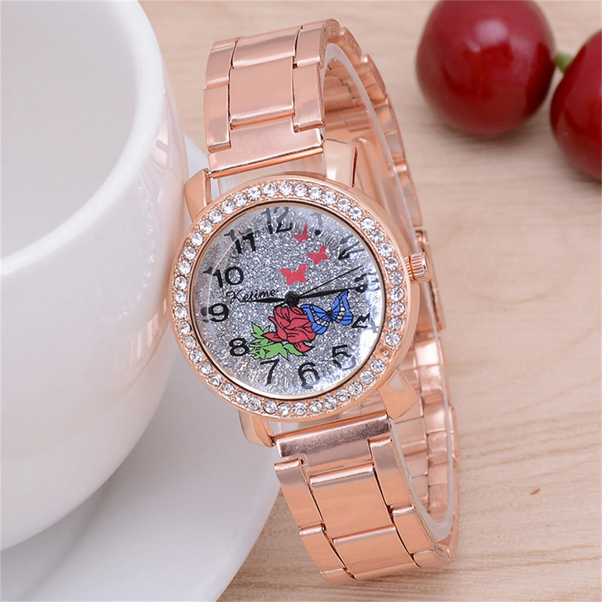 Women's Minimalist Quartz Watch Leather Strap Ladies Fashion