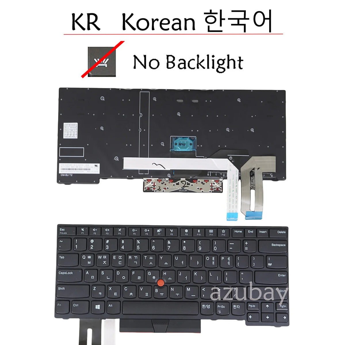 Korean Keyboard Lenovo ThinkPad L480 L490 T480s T490 No Backlit