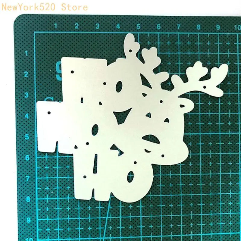 Christmas Ho Ho Ho Metal Cutting Die Stencil for Scrapbooking