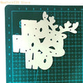 Christmas Ho Ho Ho Metal Cutting Die Stencil for Scrapbooking
