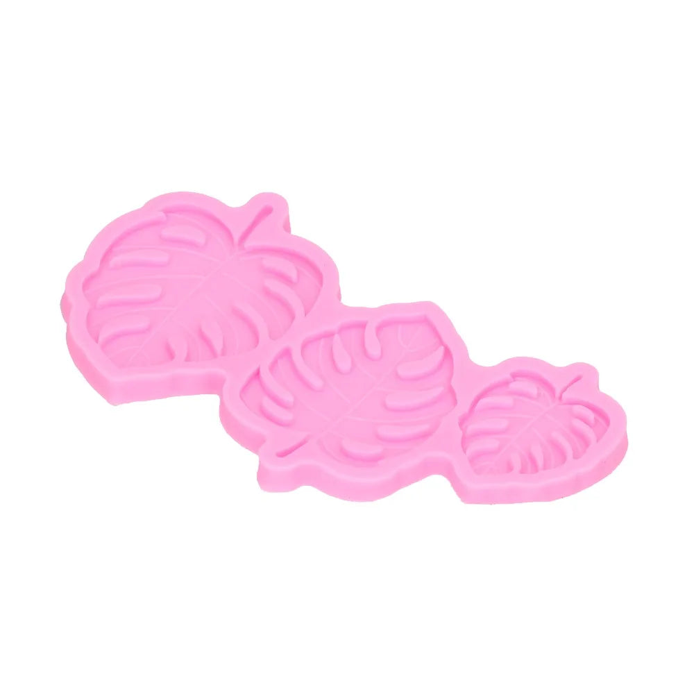 Monstera Leaf Silicone Mold – 3 Sizes, Food Grade Non-Stick