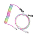 Type-C Coiled Keyboard Cable with Aviator Connector – Spring USB