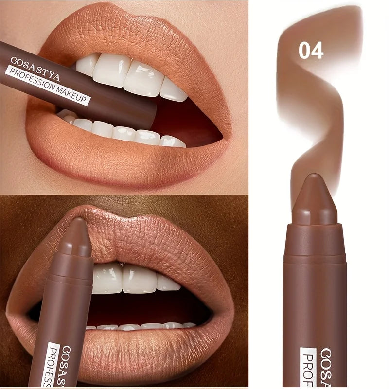 VIBE Matte Crayon Lipstick – 6 Shades, Waterproof & Long-Lasting