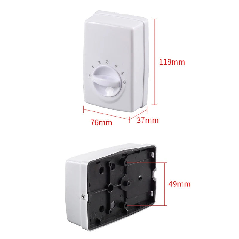 5-Speed Ceiling Fan Speed Controller Switch – No Welding