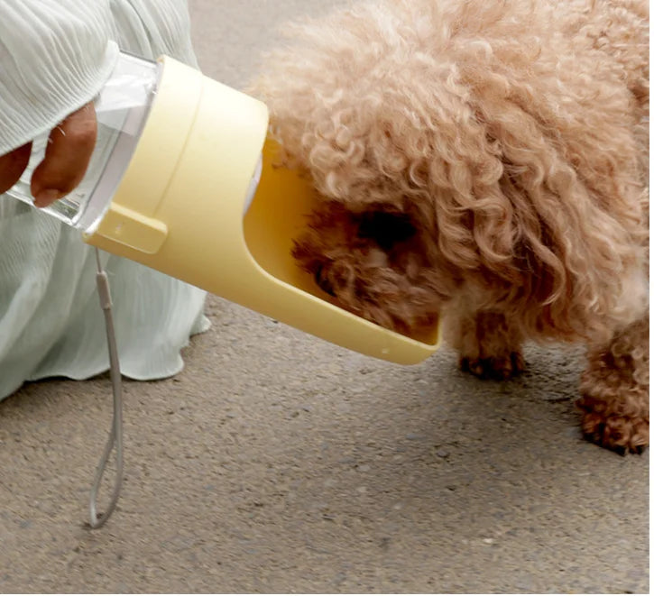 VIBE Portable Dog Cat Water Bottle & Food Container 500ml