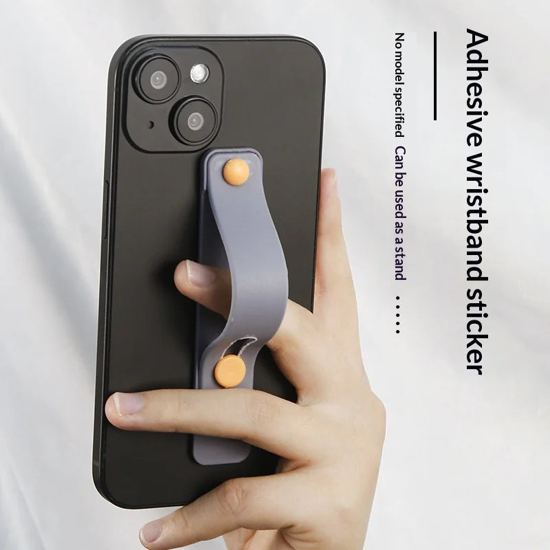 Sliding Phone Finger Strap Grip Holder & Foldable Stand