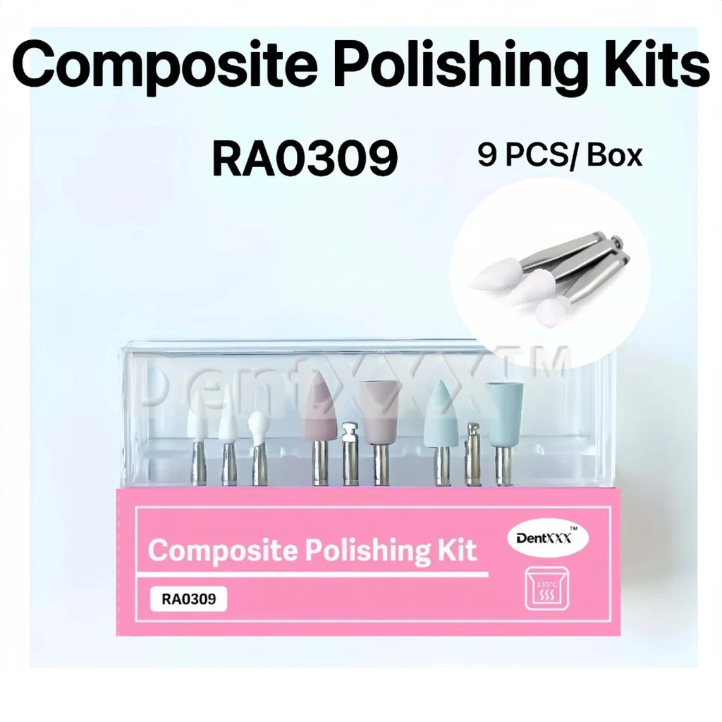 Composite Resin Polishing Kit – 3-Step Low-Speed Sanding Set
