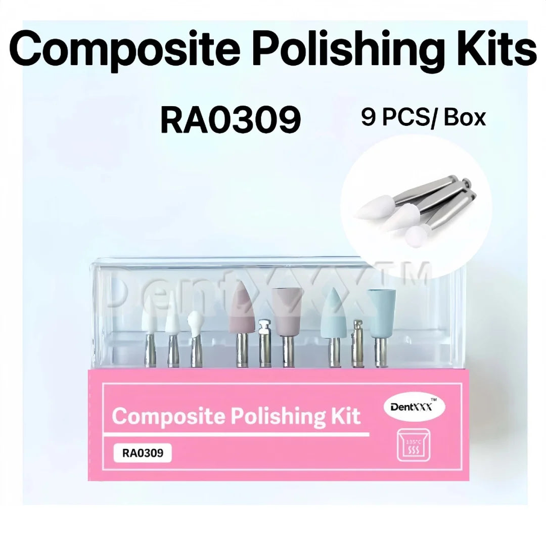 Composite Resin Polishing Kit – 3-Step Low-Speed Sanding Set