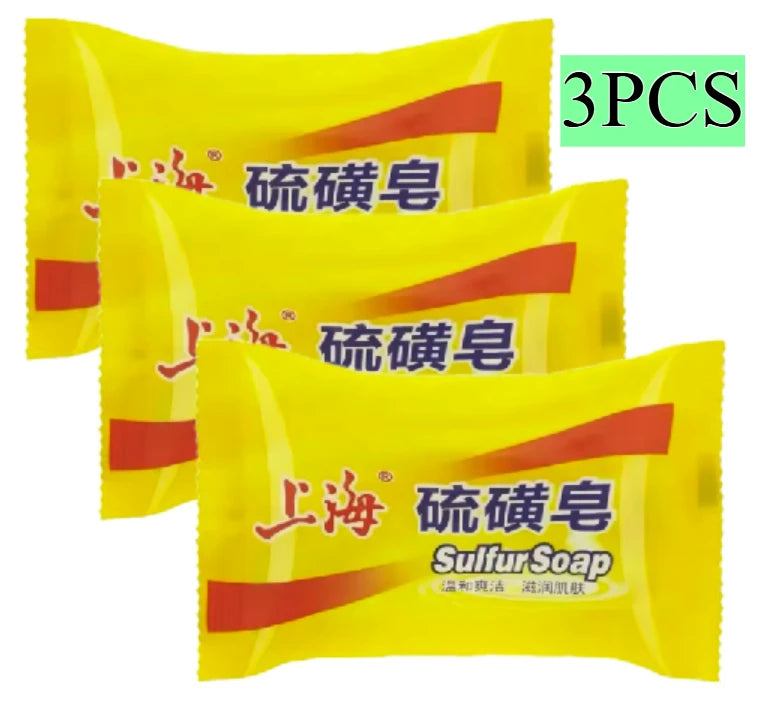 Shanghai Sulfur Soap Deep Cleansing Bar – 3 or 5 Pack