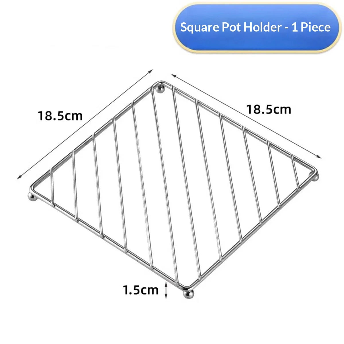 Stainless Steel Trivet Pot Mat – Kitchen Counter Protector