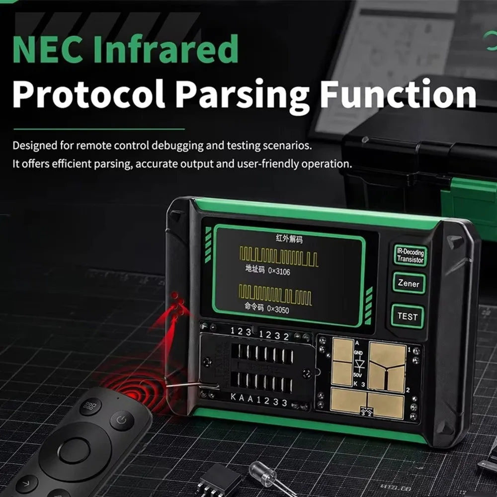 LCR-AR1 LCD Digital Multimeter & MOSFET Transistor Tester