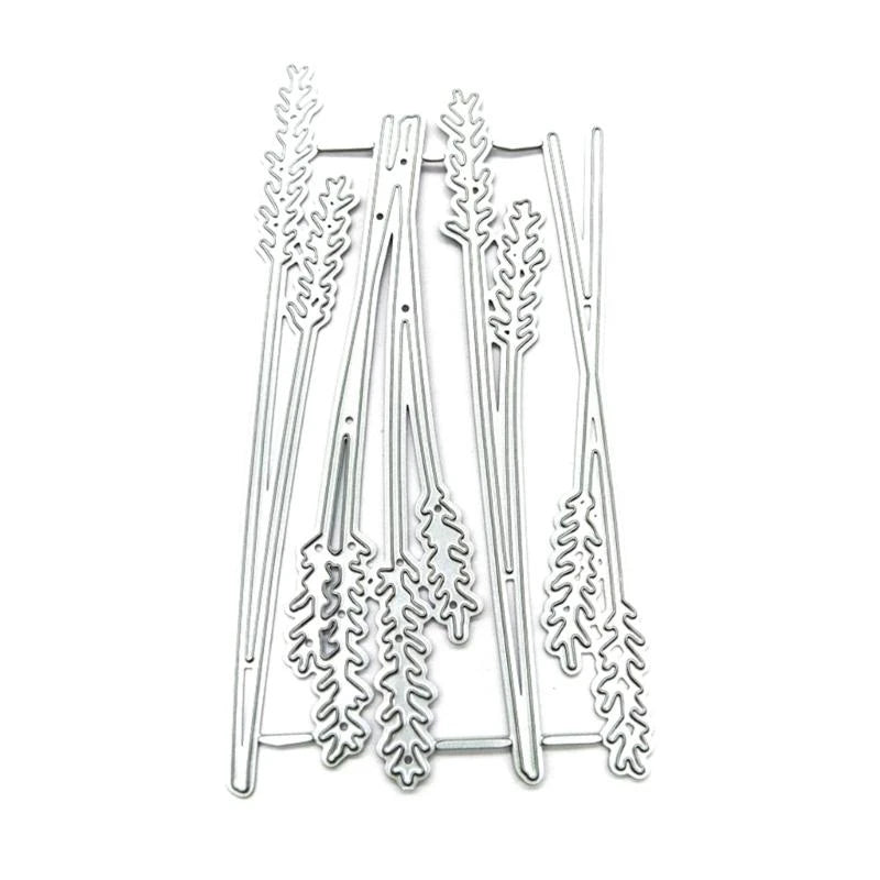 Lavender Bouquet Metal Cutting Die – Carbon Steel Paper Craft