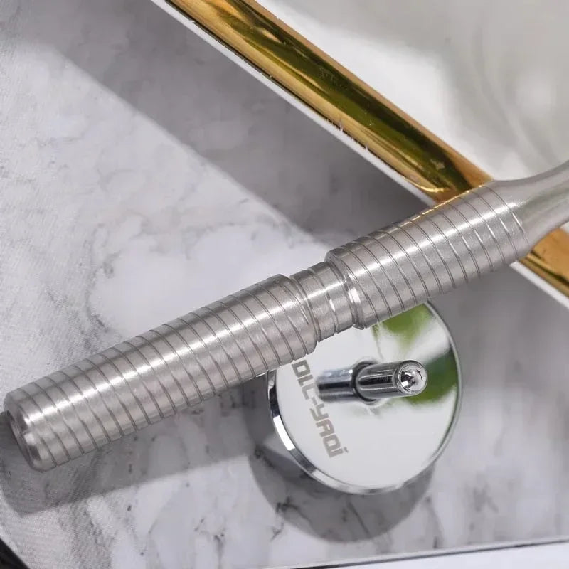 YAQI 88mm Solid Stainless Steel Safety Razor Handle – Nickel